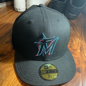 Miami Marlins Baseball Hat Cap